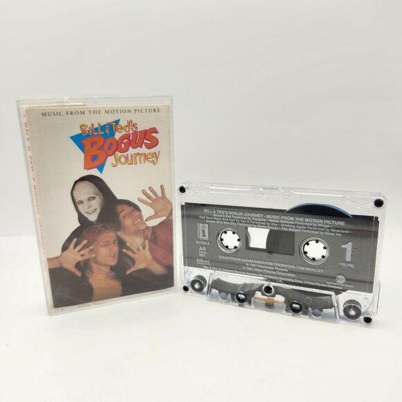 Bill And Teds Bogus Journey Soundtrack Cassette 1991 Interscope 7 91725-4 - Picture 1 of 3